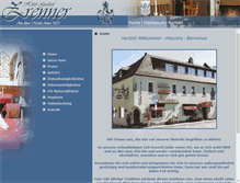 Tablet Screenshot of hotel-zrenner.de